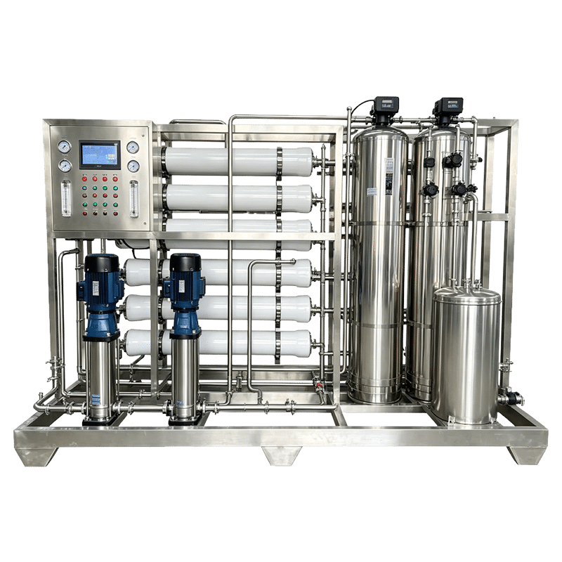 Two Stage RO 1500LPH Purified Water Generation System For Pharmaceutical