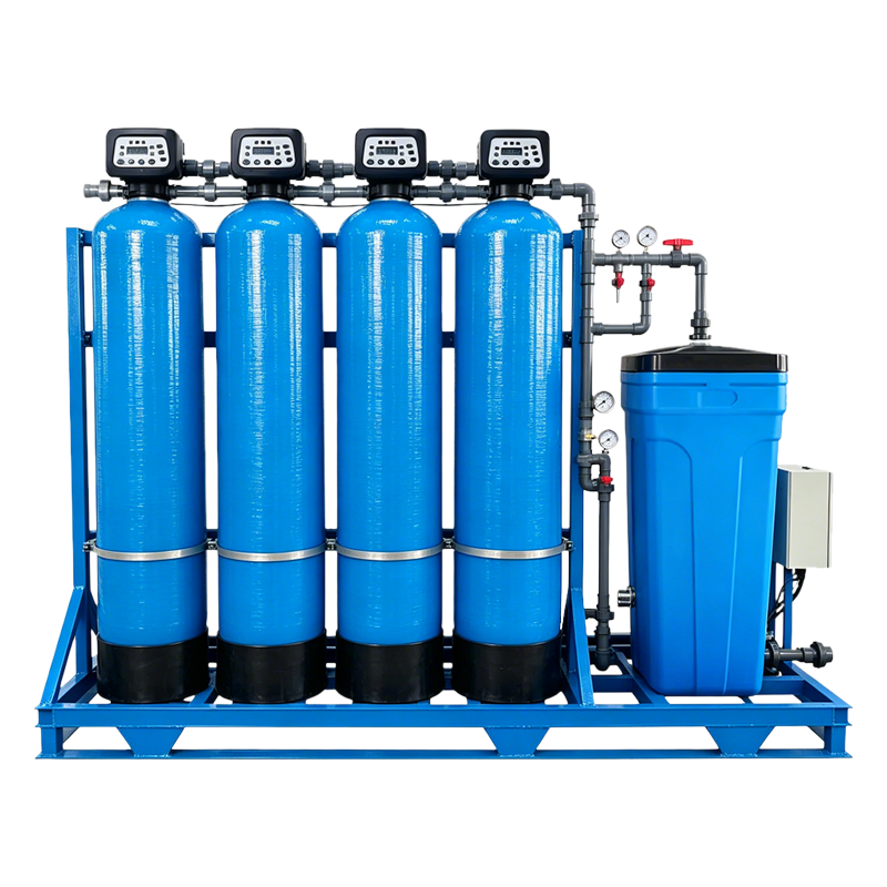 Sand Filter Carbon Filter Water Softener Hard Water Treatment Plant
